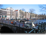 Right Image of Amsterdam Canal Photo Diptych